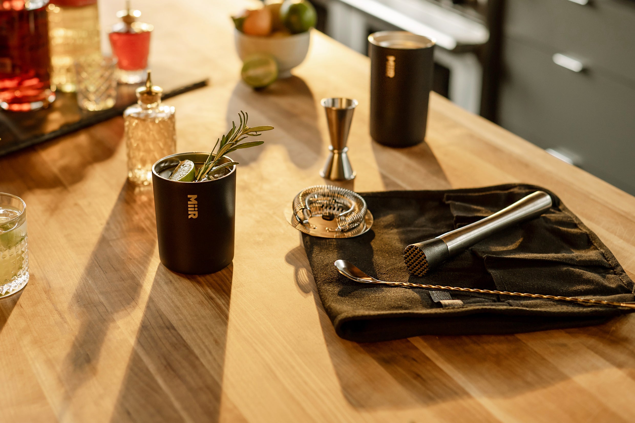 MiiR Barware raise the bar, raise a glass
