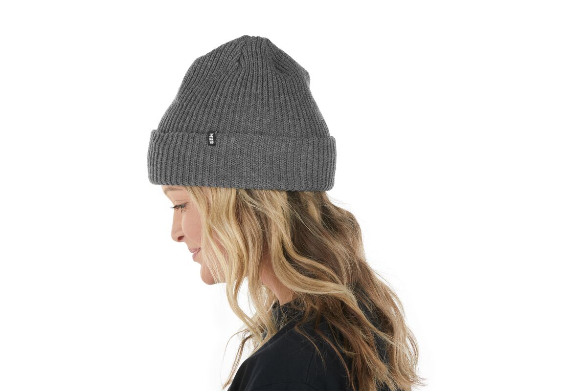 Recycled Poly Rib Beanie