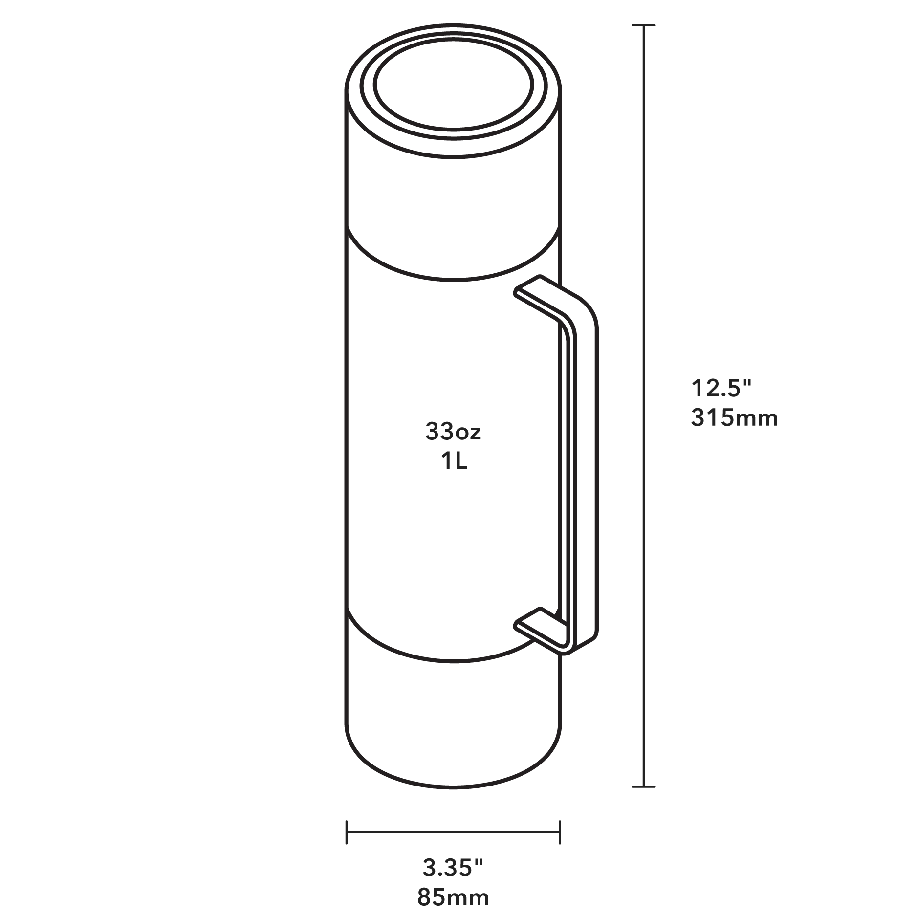 Tomo - Product Dimensions