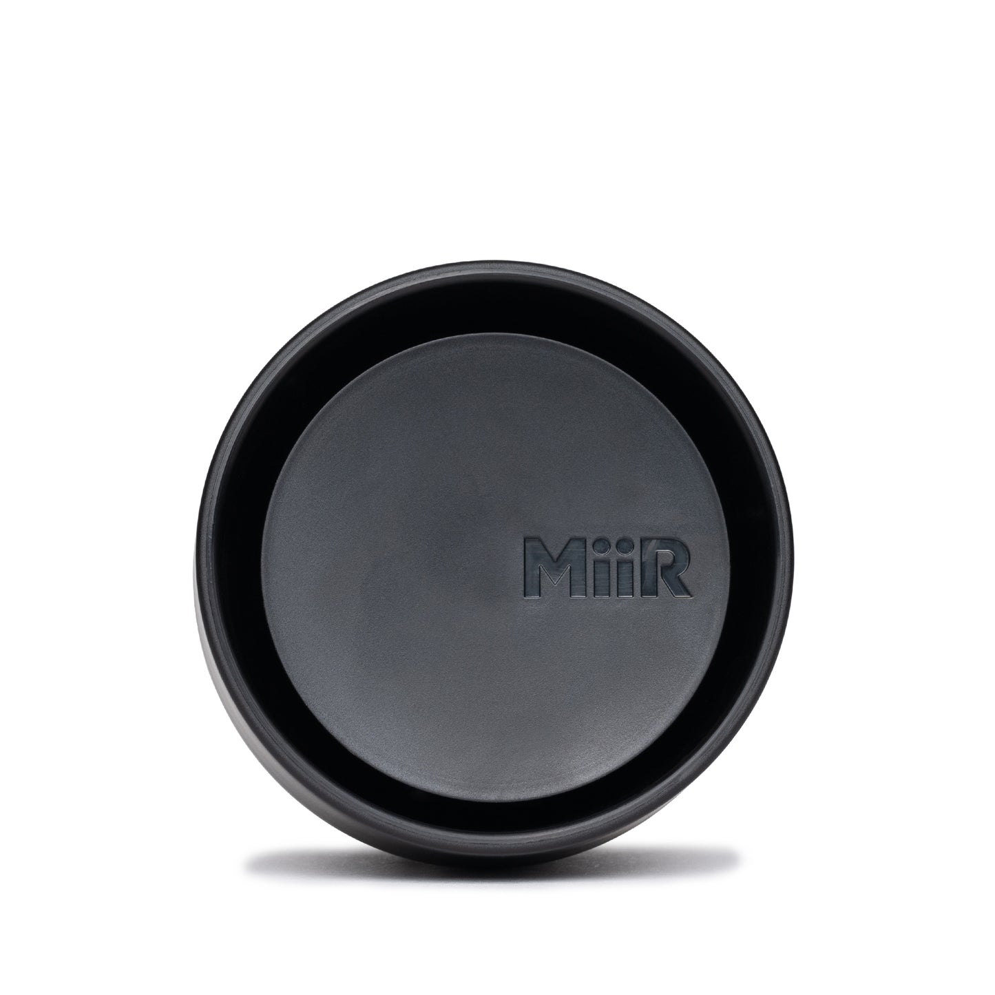 Top of MiiR 360 Traveler Lid in black.