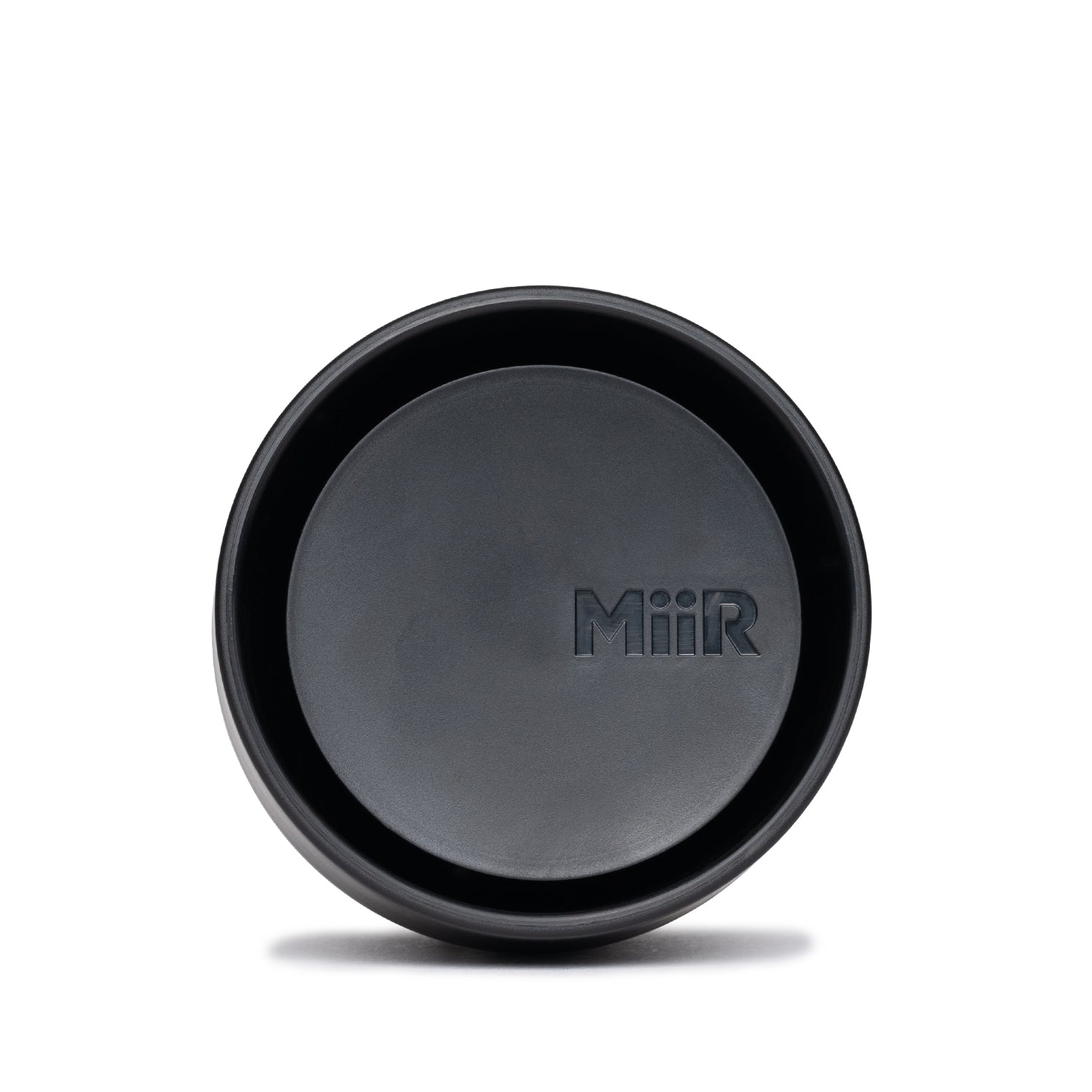 Top of MiiR 360 Traveler Lid in black.