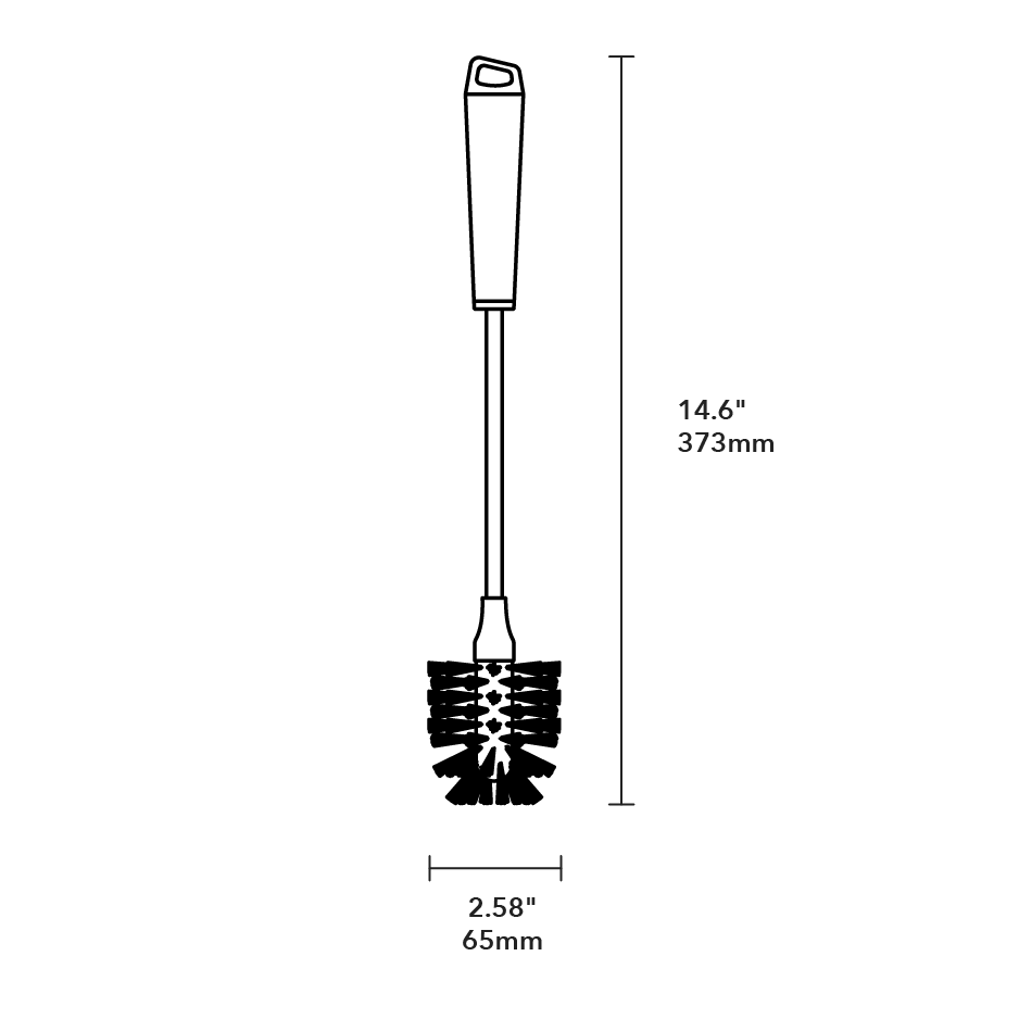 Bottle Brush - Product Dimensions