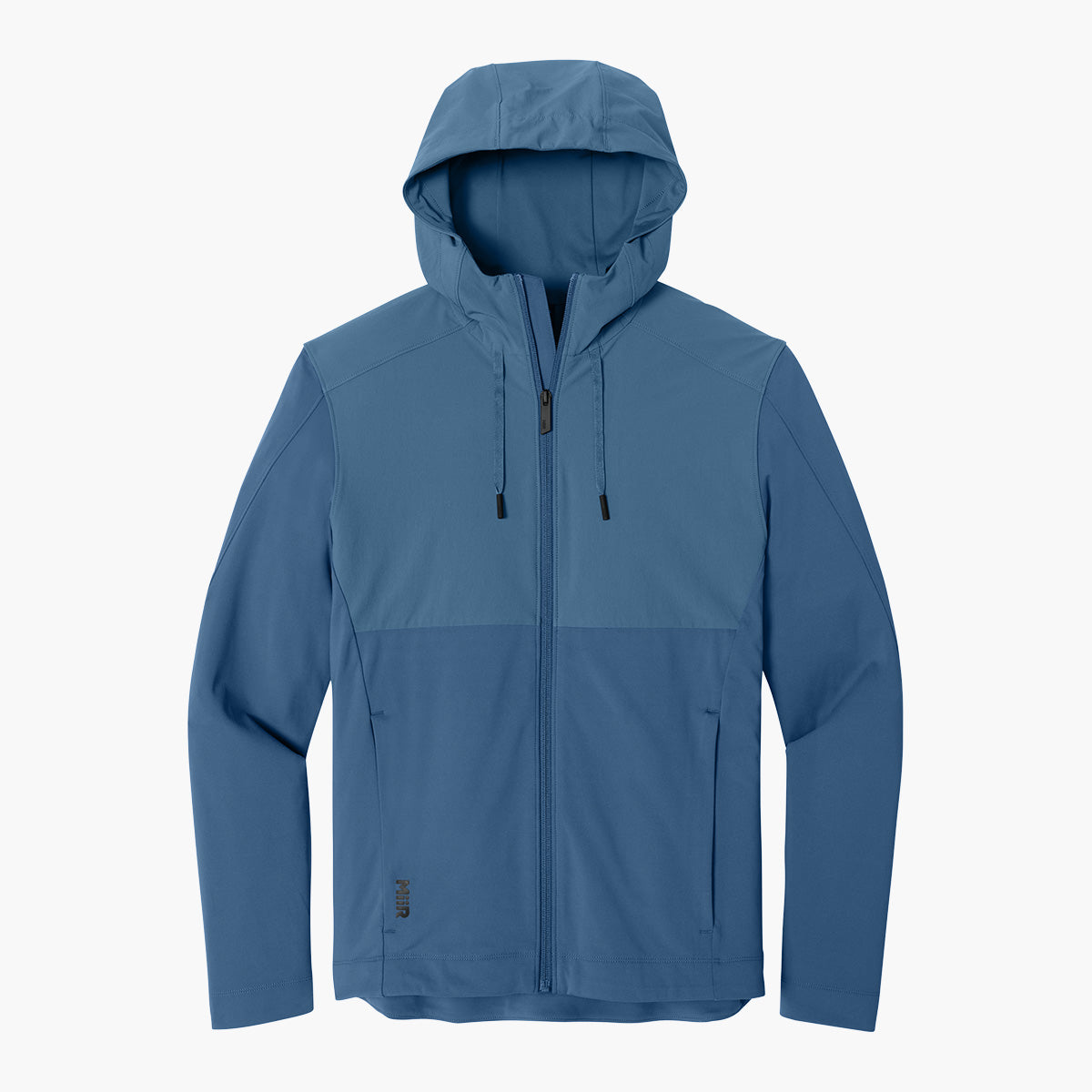 Men's Kivu Hybrid Hooded Jacket - Deep Lake - Flat Front