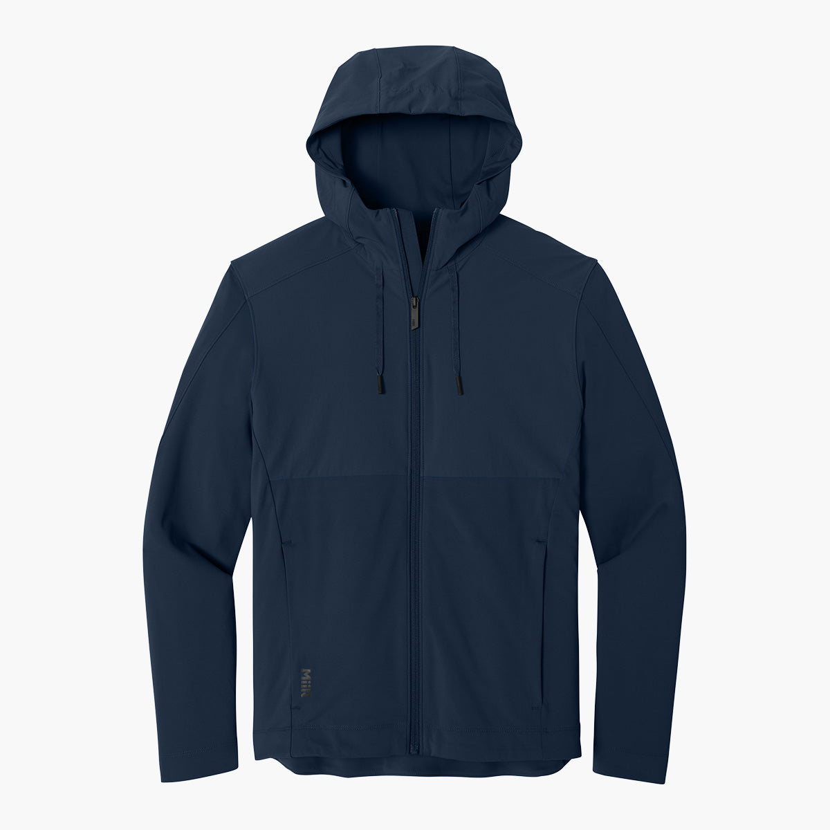 Men's Kivu Hybrid Hooded Jacket - Indigo Navy - Flat Front
