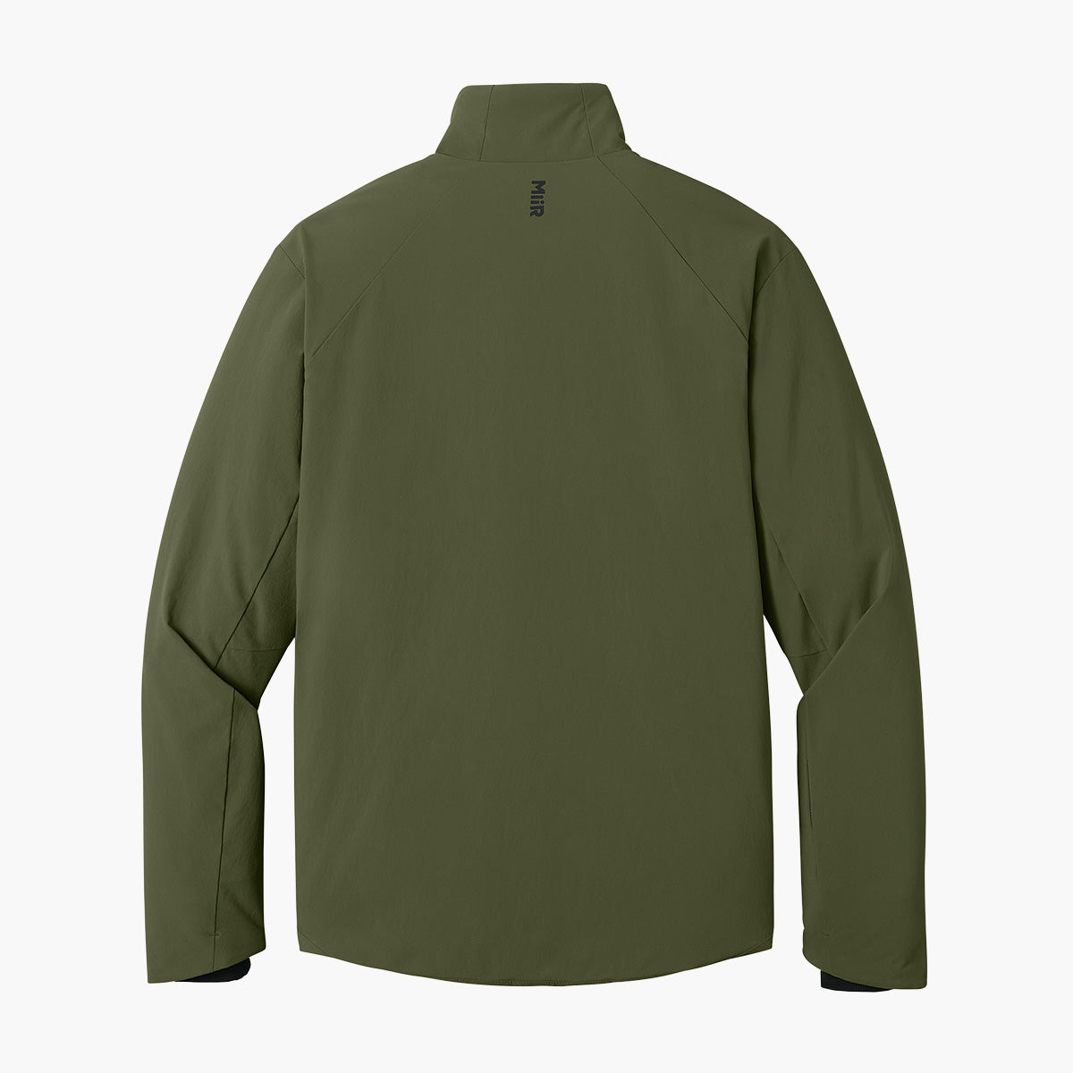 Men's Sashiko Insulated Jacket - Forest Moss - Flat Back