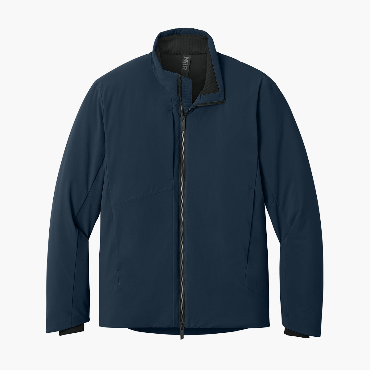 Men's Sashiko Insulated Jacket - Indigo Navy - Flat Front