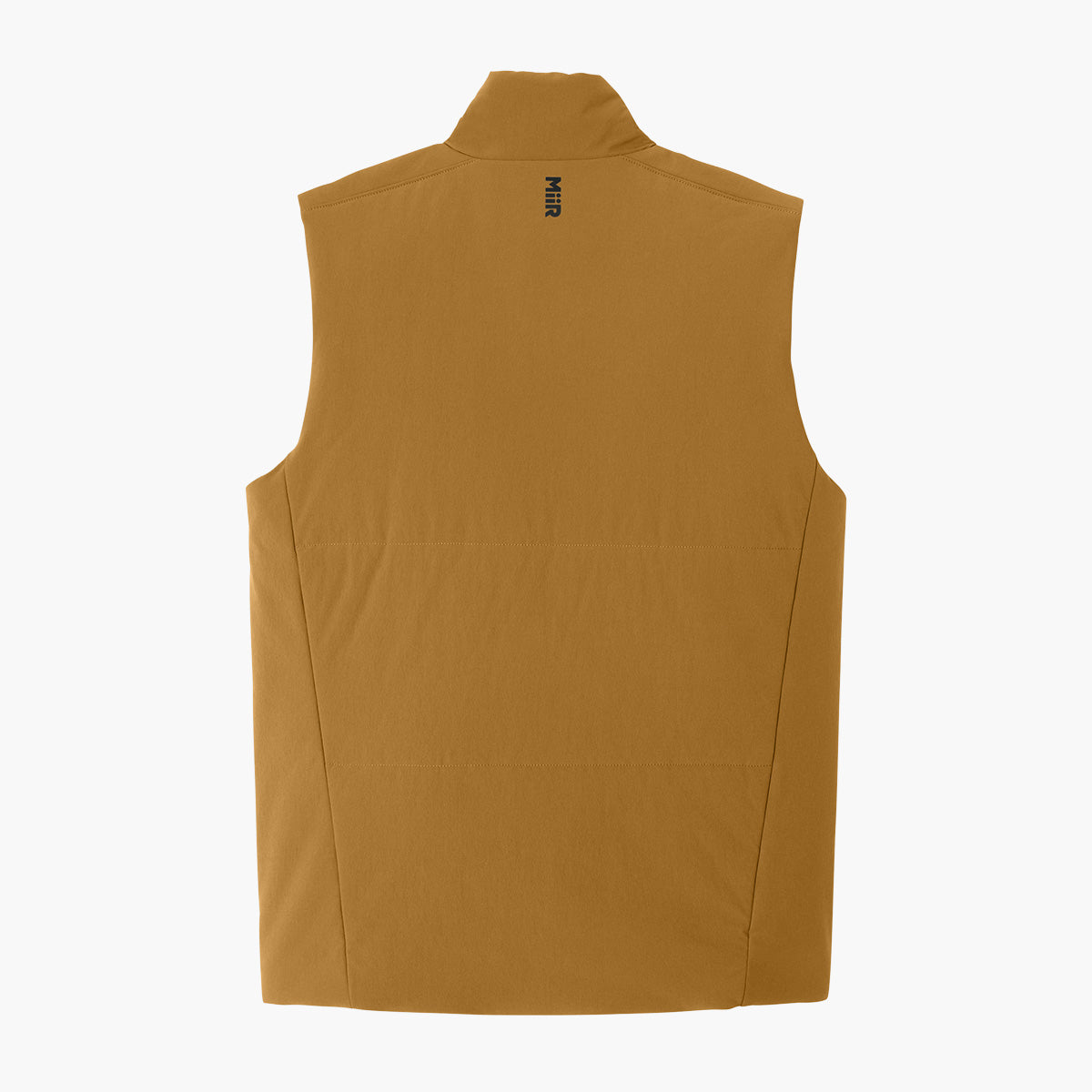 Men's Sashiko Insulated Vest - Amber Haze - Flat Back
