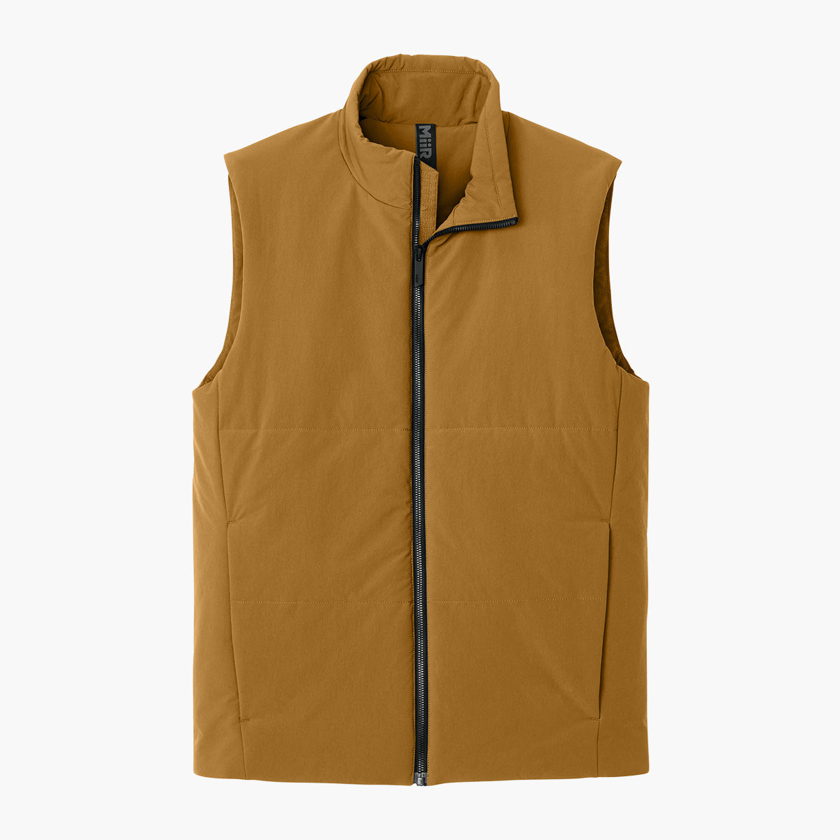 Men's Sashiko Insulated Vest - Amber Haze - Flat Front