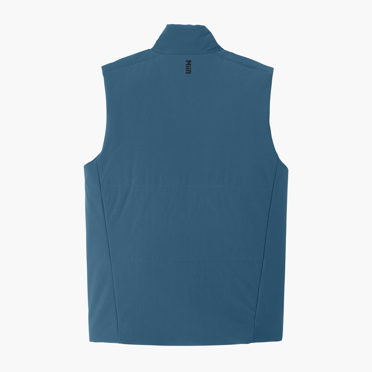 Men's Sashiko Insulated Vest - Deep Lake - Flat Back