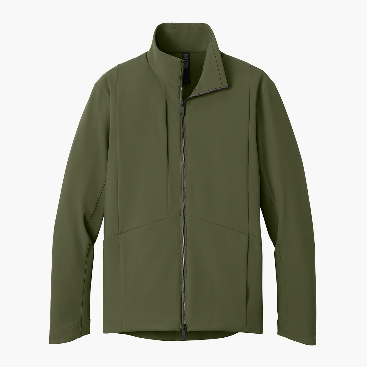 Men's Nozawa Soft Shell Jacket - Forest Moss - Flat Front