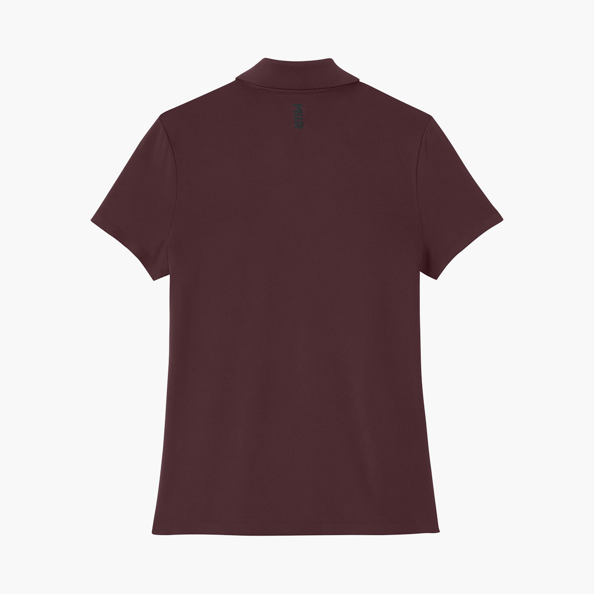 Women's Alta Polo - Dark Fig - Flat Back