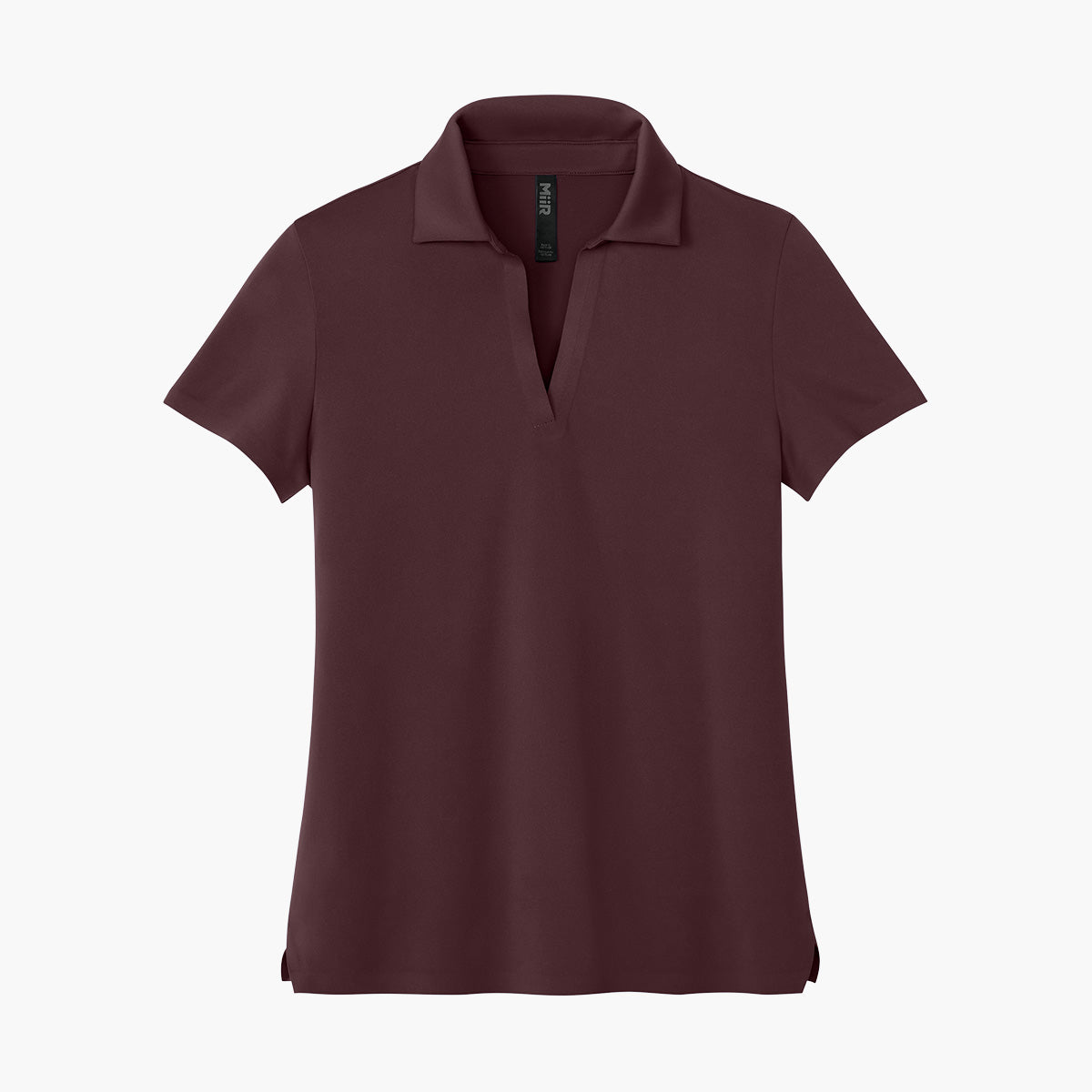 Women's Alta Polo - Dark Fig - Flat Front