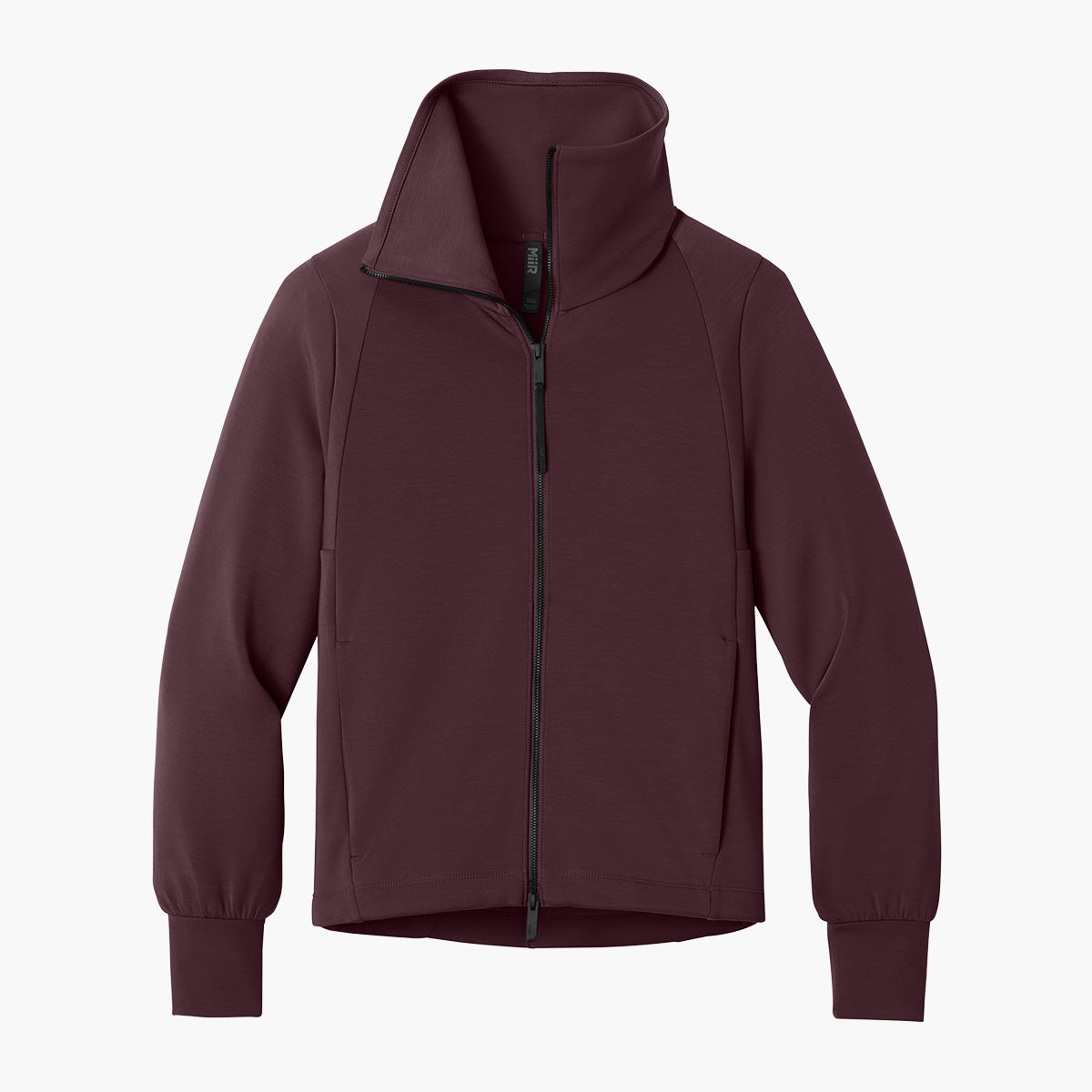 Women's Kumo Knit Outerwear - Dark Fig - Flat Front