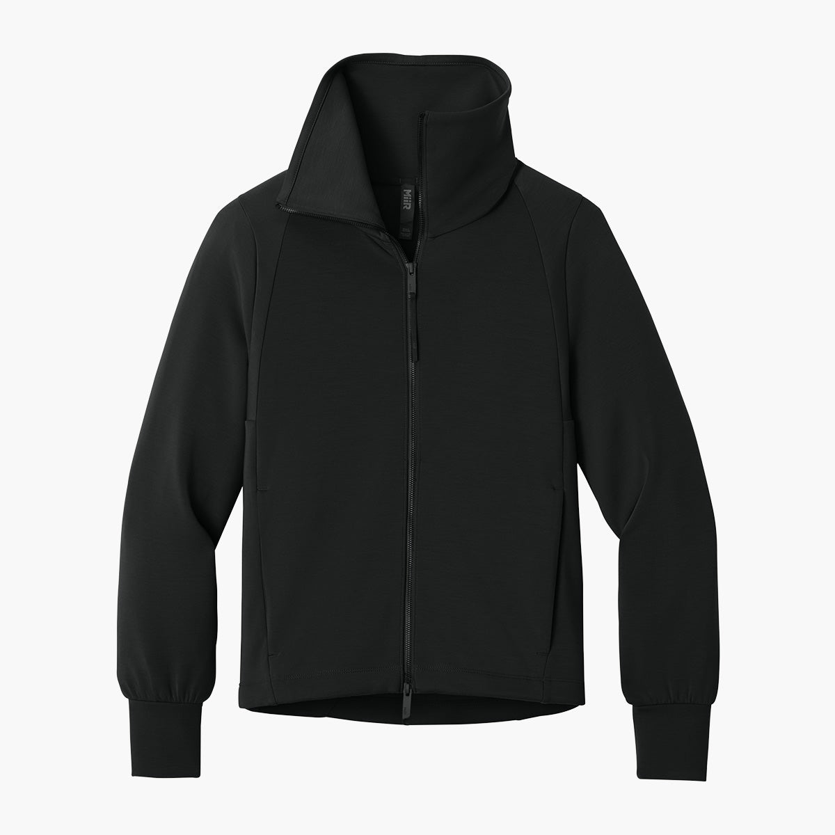 Women's Kumo Knit Outerwear - Pitch Black - Flat Front