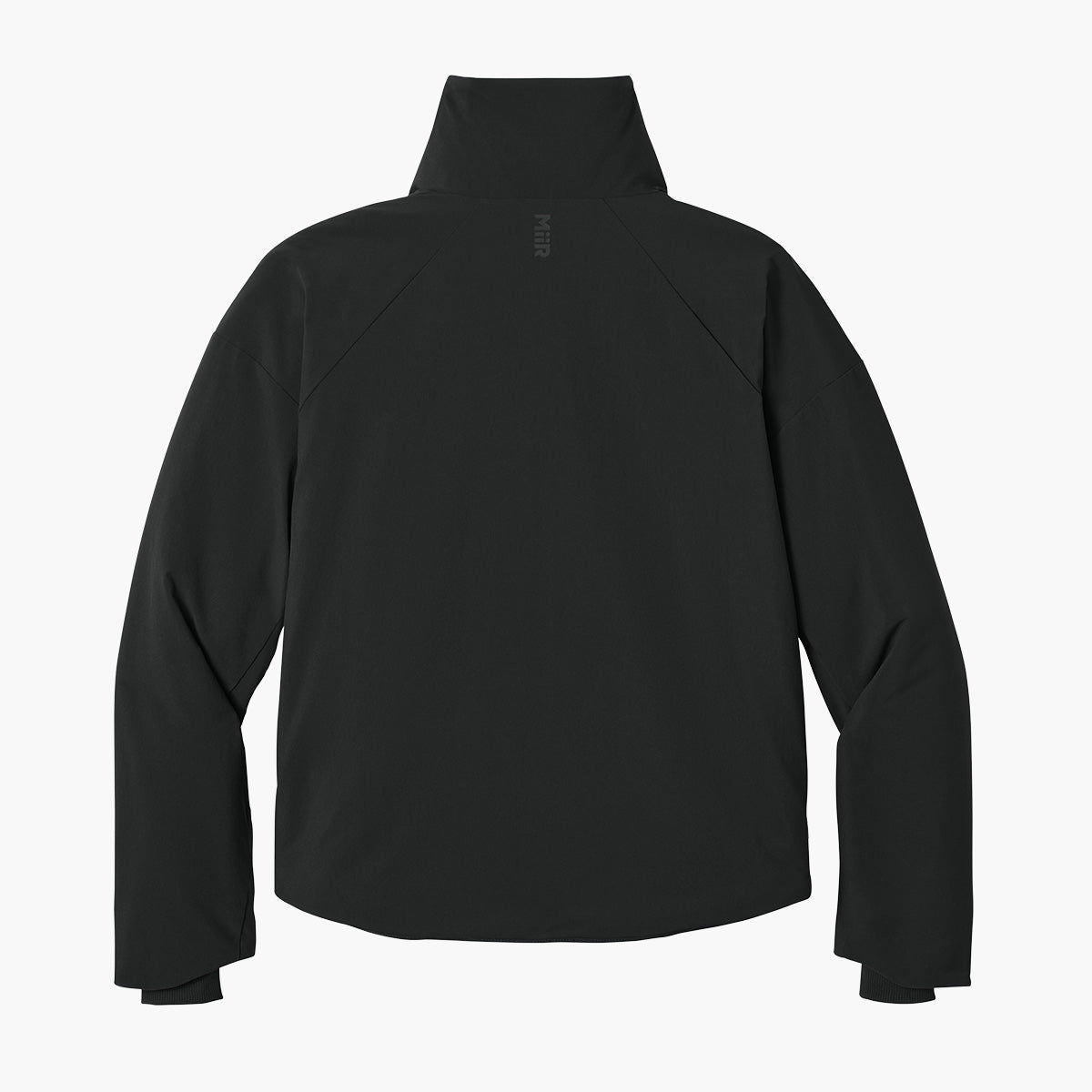 Women's Sashiko Insulated Jacket - Pitch Black - Flat Back