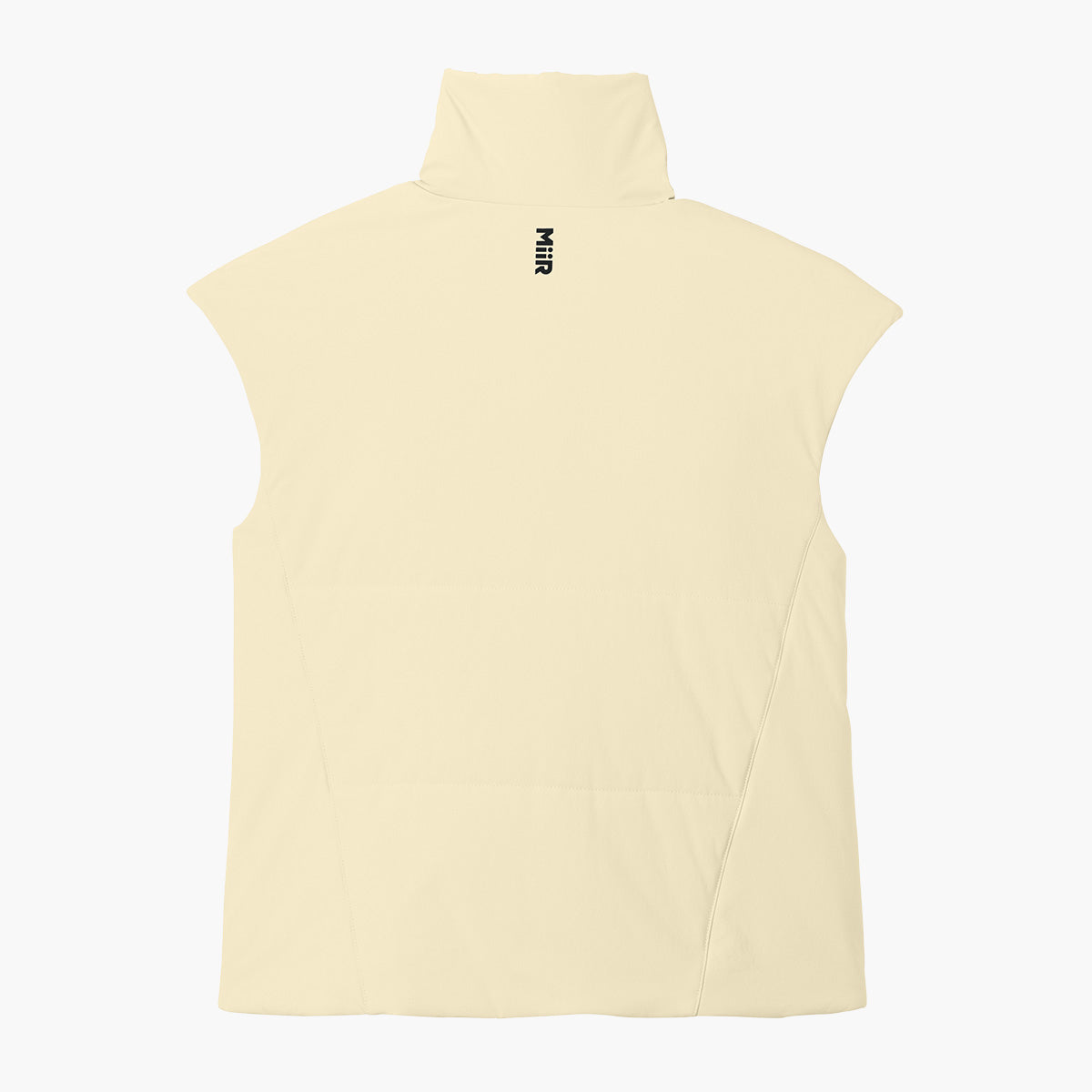 Women's Sashiko Insulated Vest - Alabaster - Flat Back