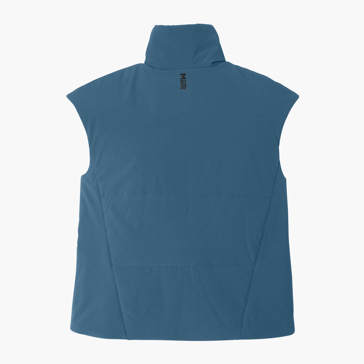 Women's Sashiko Insulated Vest - Deep Lake - Flat Back