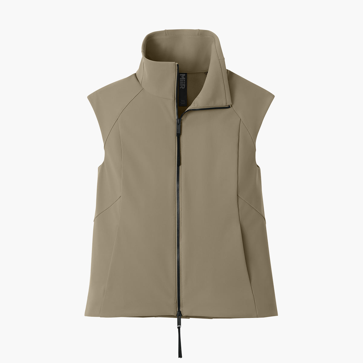 Women's Nozawa Soft Shell Vest - Truffle - Flat Front