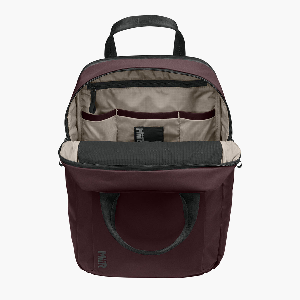 Kondoh Double Handle 15 Pack - Dark Fig - Flat Inside