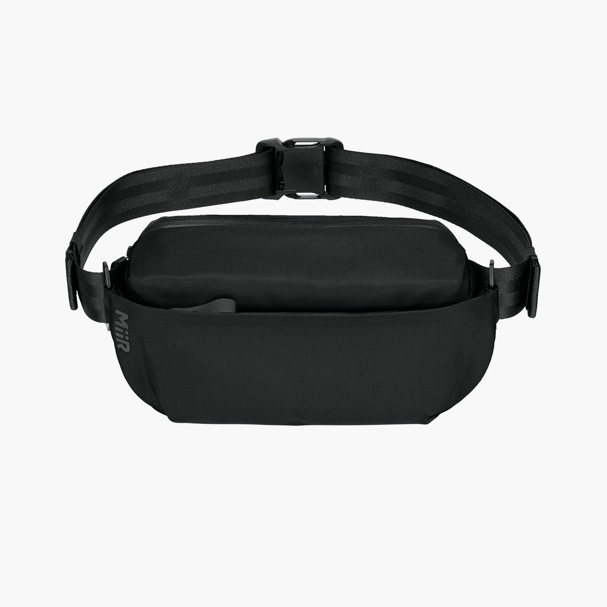 Causeway Crossbody Bag - Pitch Black - Flat Front