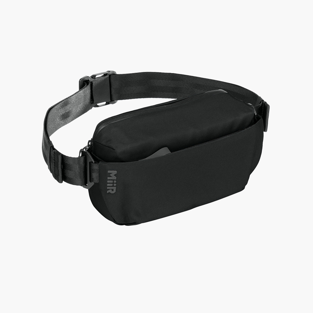 Causeway Crossbody Bag - Pitch Black - Flat Right