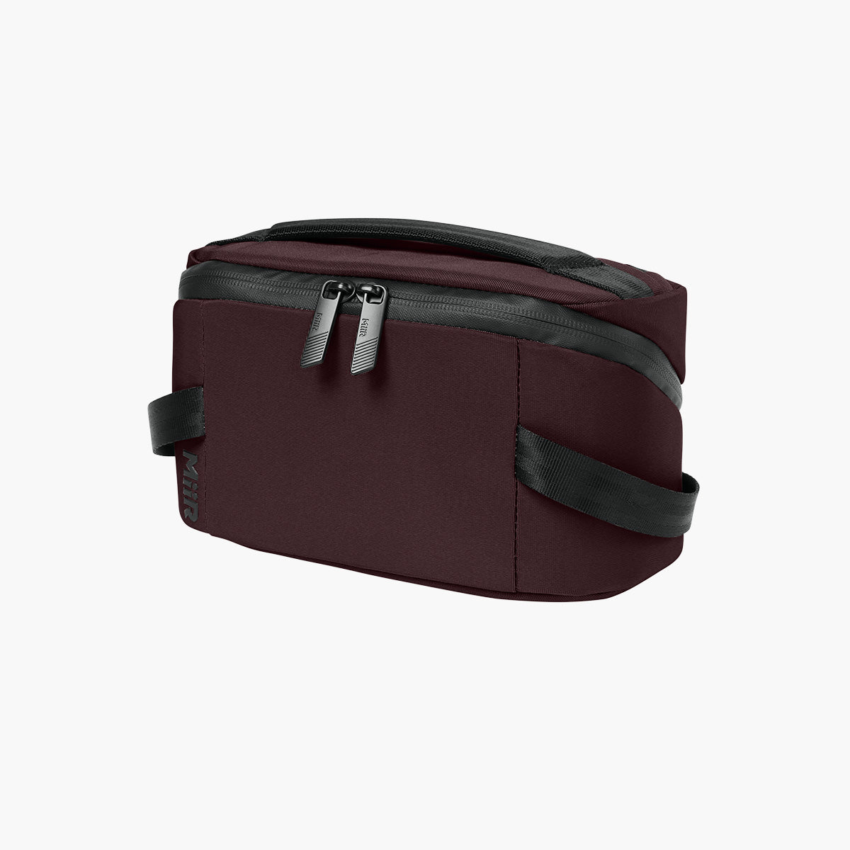 Causeway Tech Organizer - Dark Fig - Flat Left