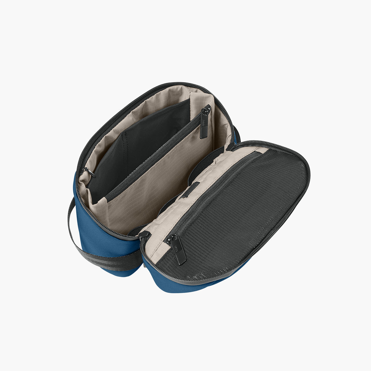 Causeway Tech Organizer - Deep Lake - Flat Inside