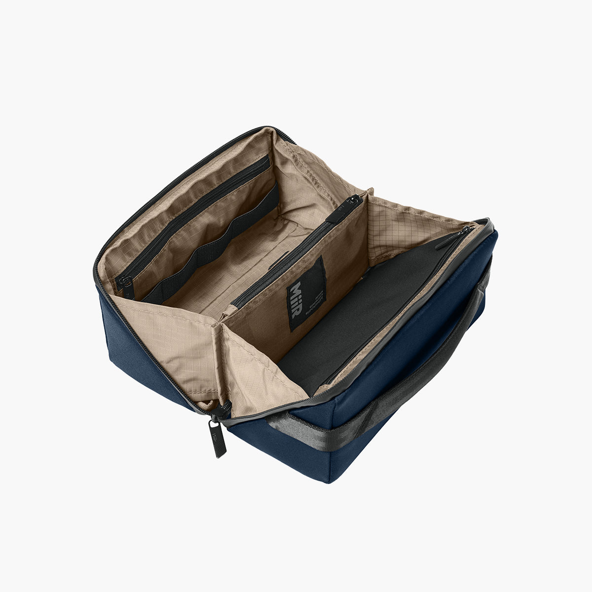 Causeway Travel Organizer - Indigo Navy - Flat Inside