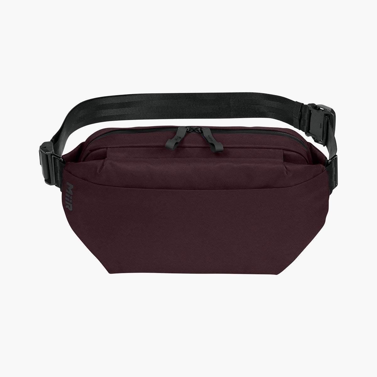 Vessel Crossbody - Dark Fig - Flat Front