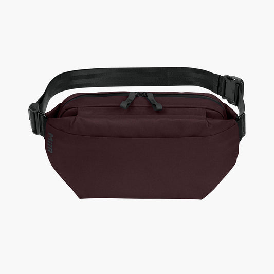 Vessel Crossbody - Dark Fig - Flat Front