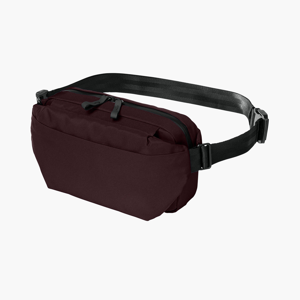 Vessel Crossbody - Dark Fig - Flat Left