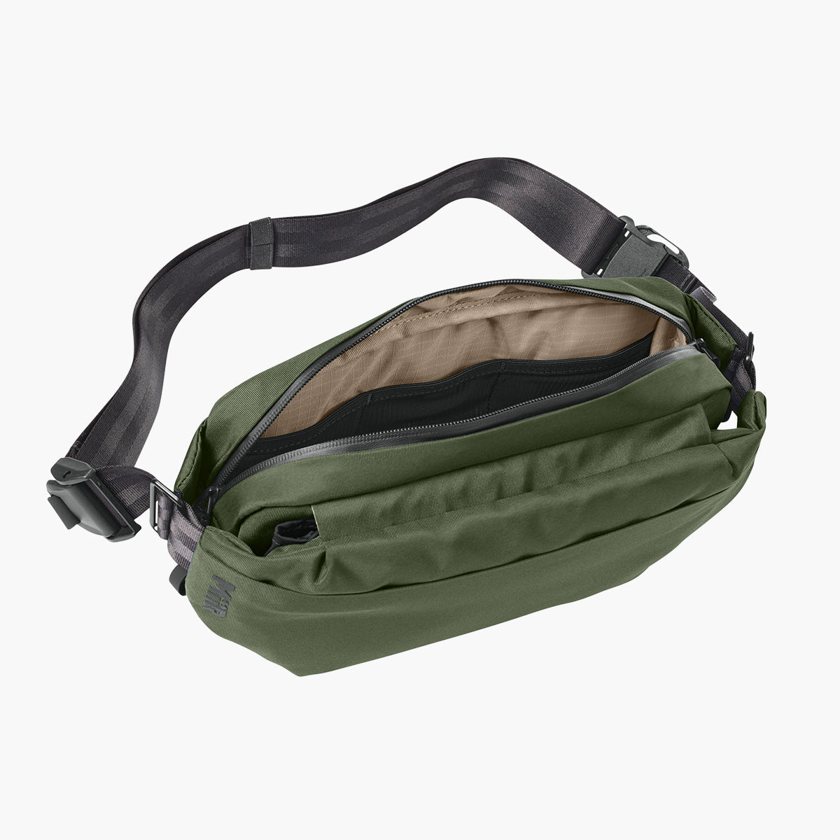 Vessel Crossbody - Forest Moss - Flat Inside