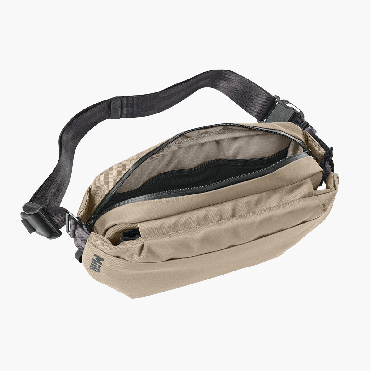 Vessel Crossbody - Linen - Flat Inside