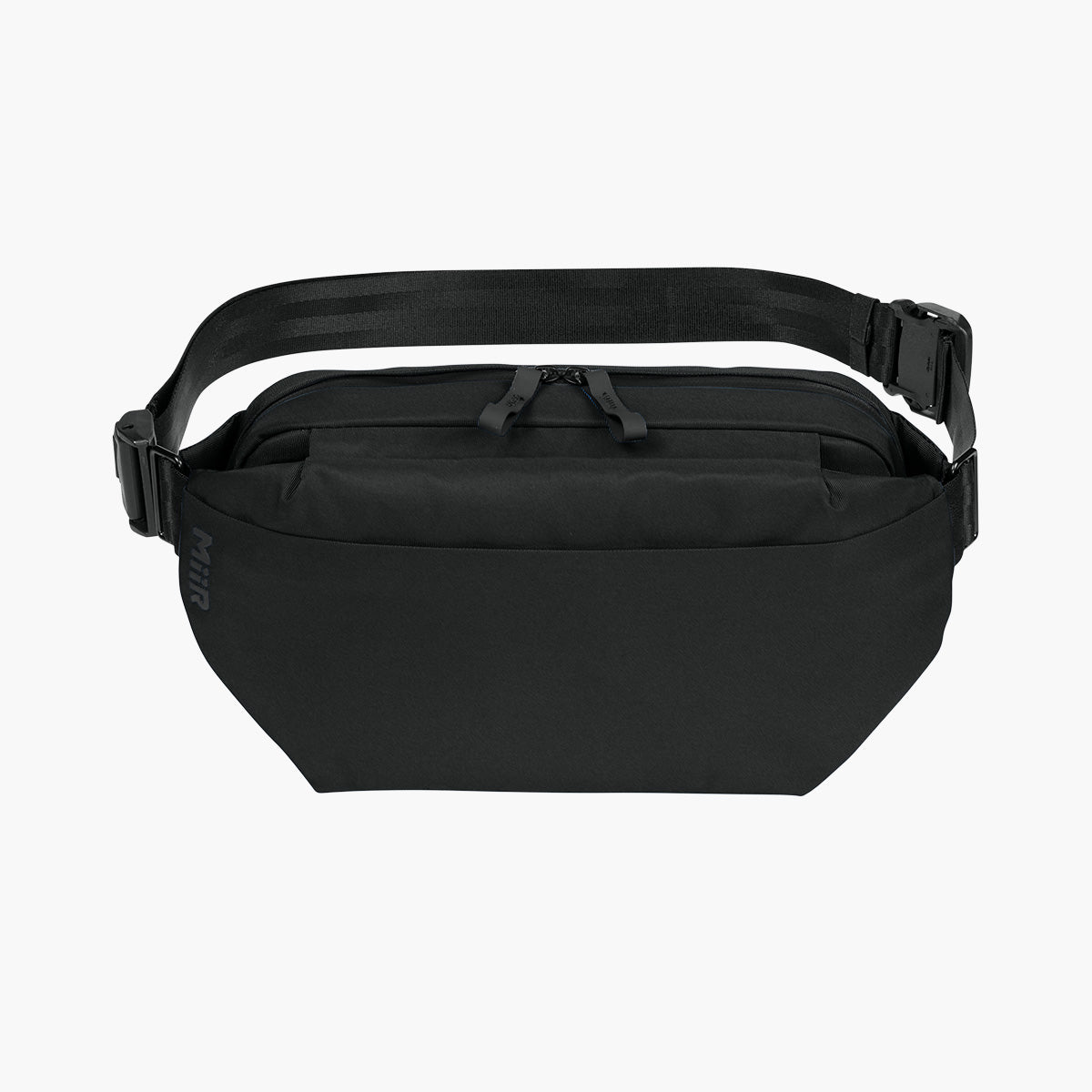 Vessel Crossbody - Pitch Black - Flat Front