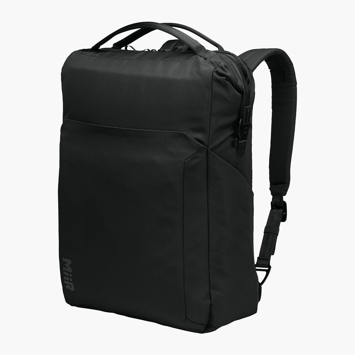 Kori 24 Can Vertical Pack Cooler Backpack - Pitch Black - Flat Left