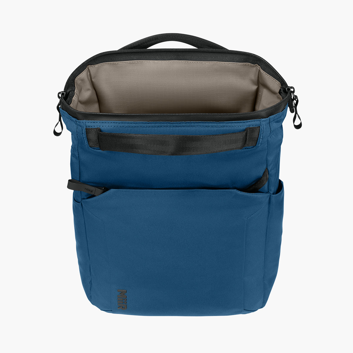 Kori 12 Can Vertical Cooler Bag - Deep Lake - Flat Inside