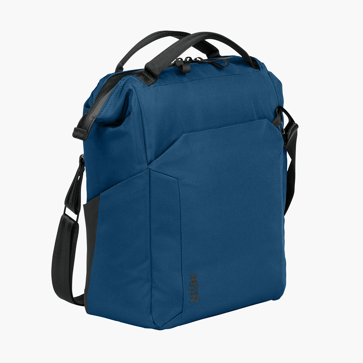 Kori 12 Can Vertical Cooler Bag - Deep Lake - Flat Right