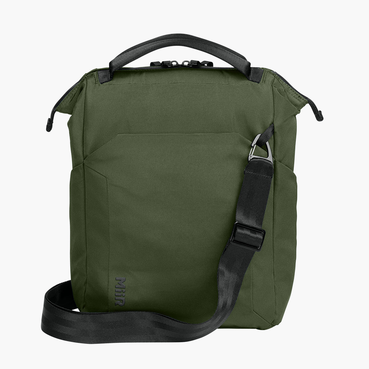 Kori 12 Can Vertical Cooler Bag - Forest Moss - Flat Detail