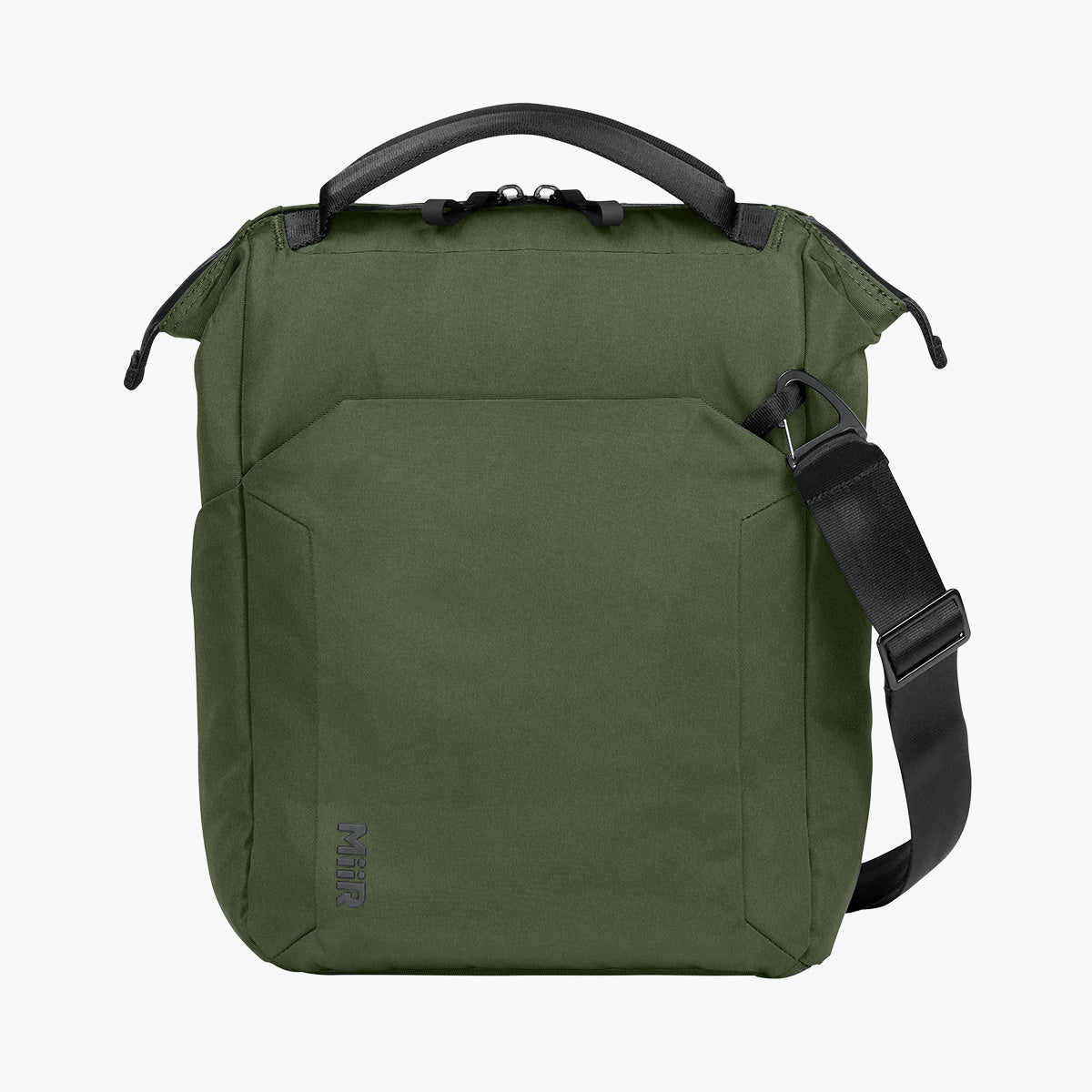 Kori 12 Can Vertical Cooler Bag - Forest Moss - Flat Front