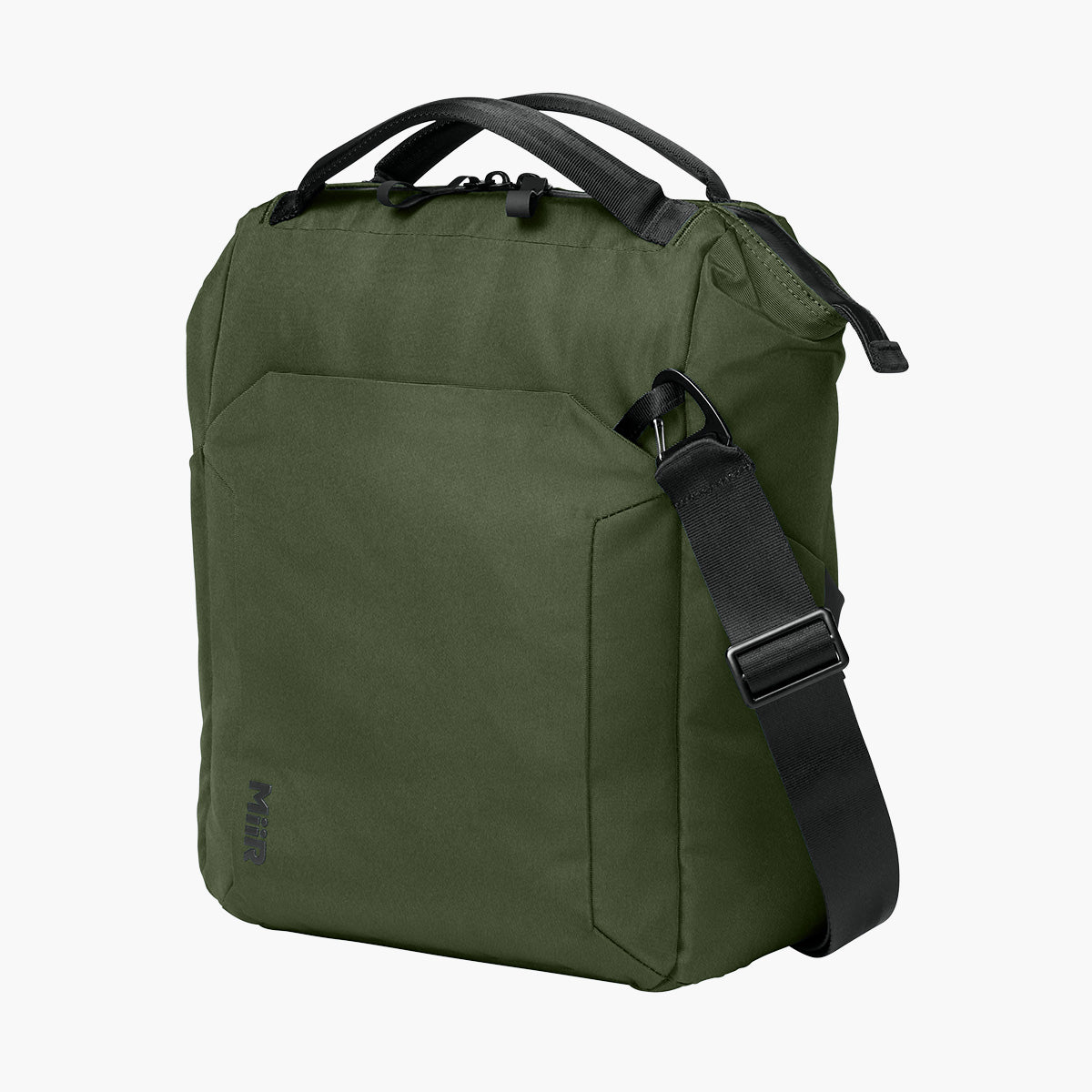 Kori 12 Can Vertical Cooler Bag - Forest Moss - Flat Left