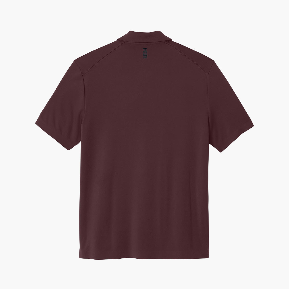 Men's Alta Polo - Dark Fig - Flat Back