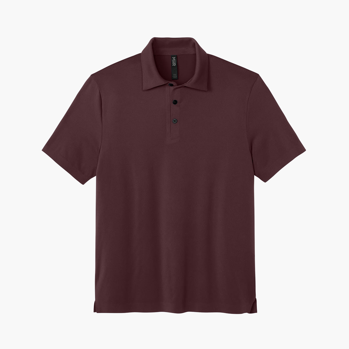 Men's Alta Polo - Dark Fig - Flat Front