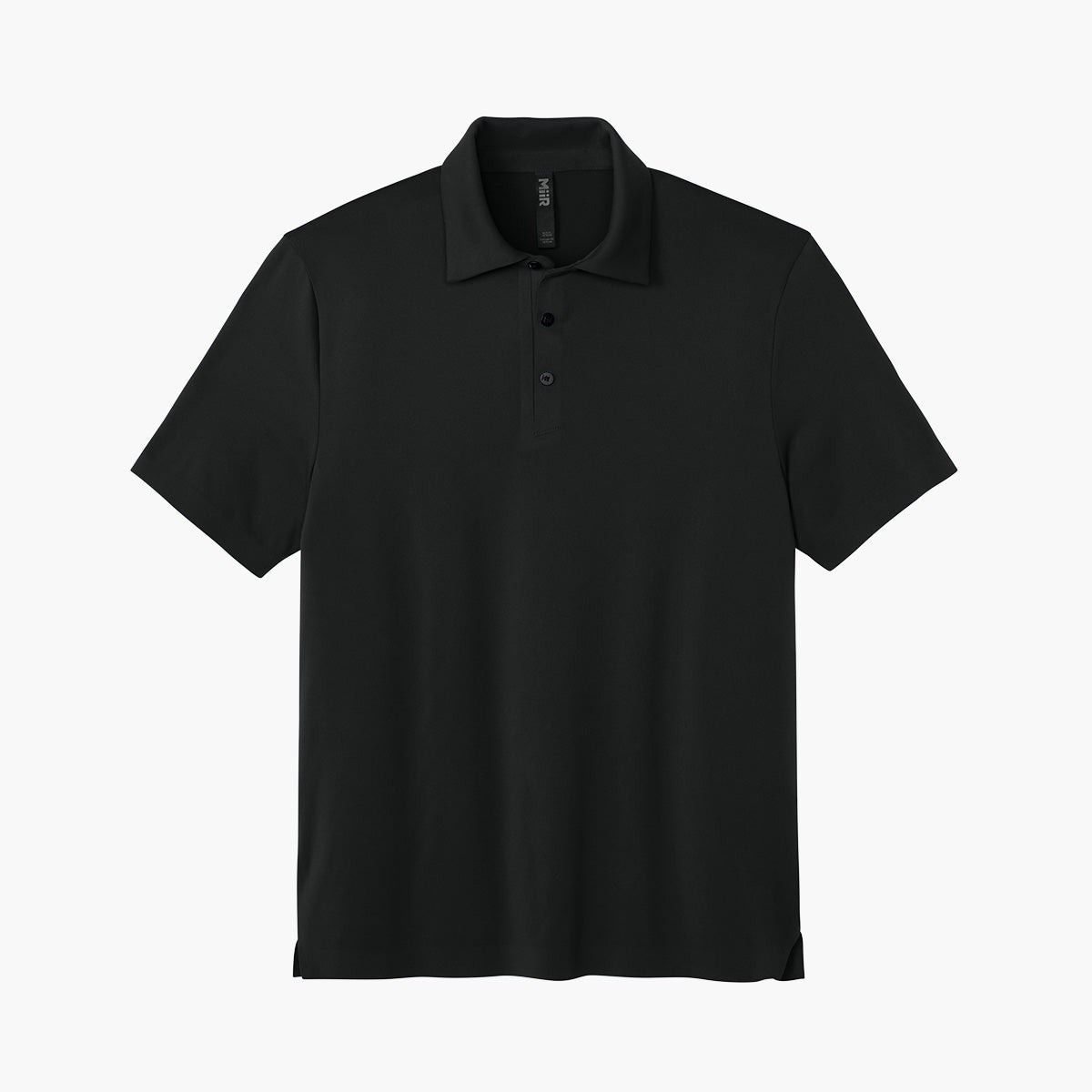 Men's Alta Polo - Pitch Black - Flat Front