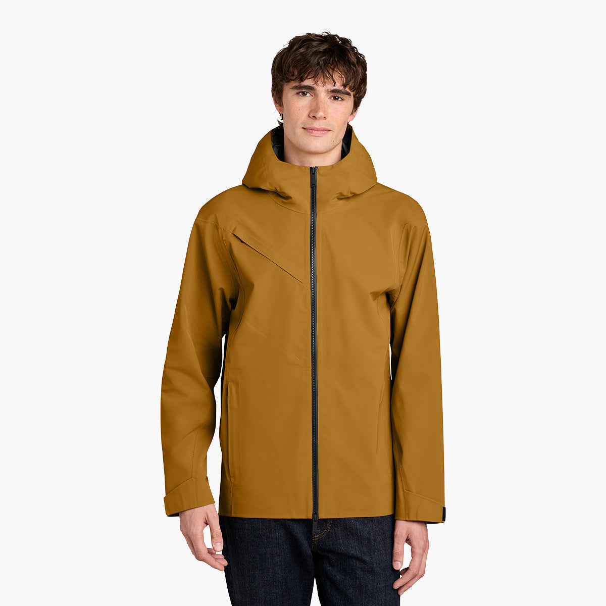Men's Pourigami Jacket - Amber Haze - Model Front