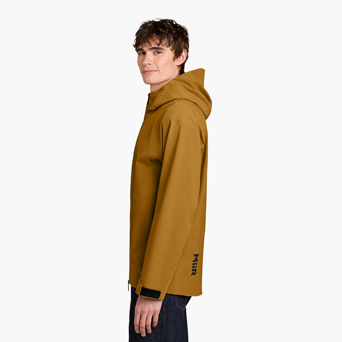 Men's Pourigami Jacket - Amber Haze - Model Side