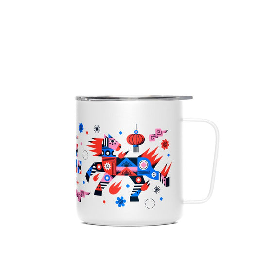 Fire Horse Camp Cup - White