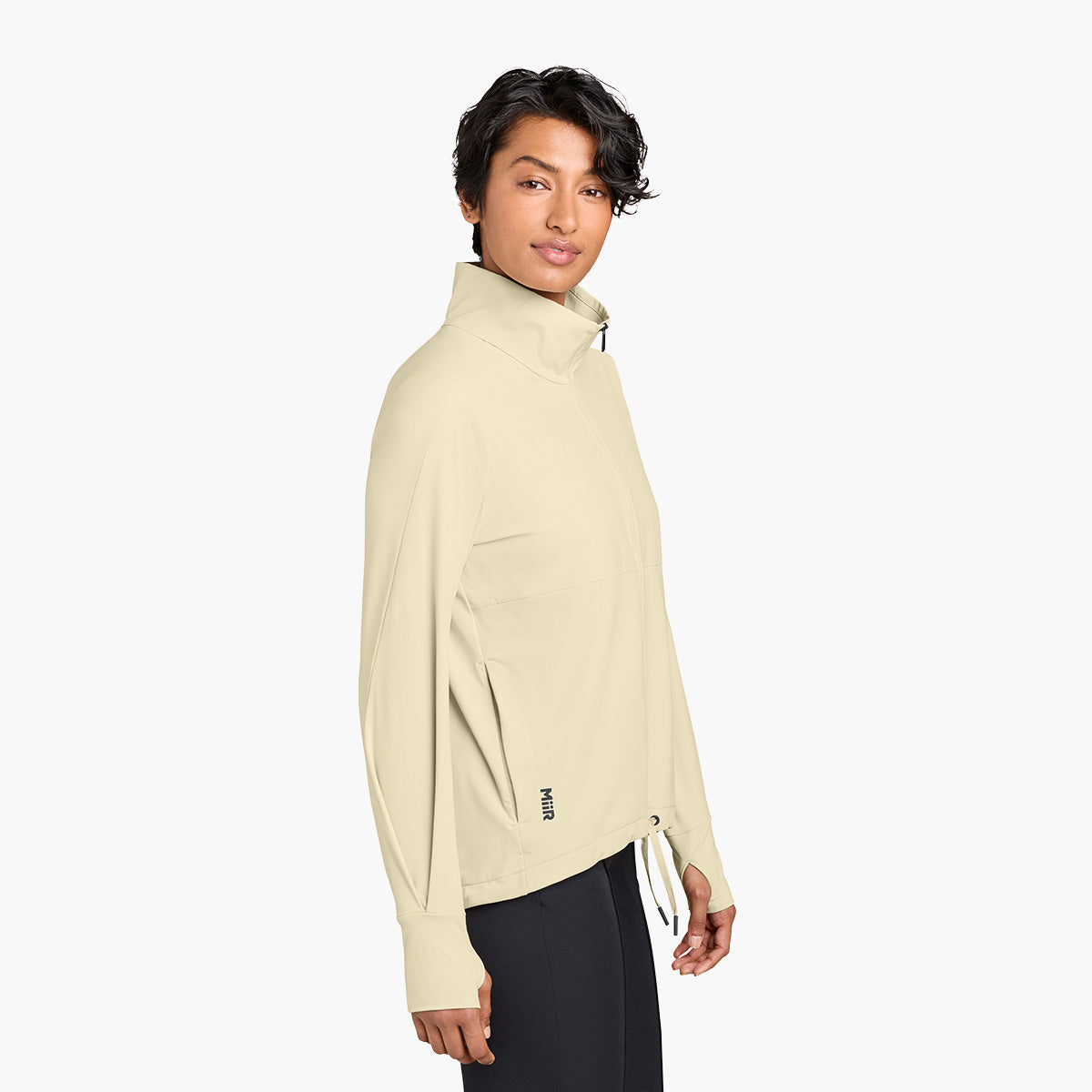 Women's Kivu Hybrid Jacket - Alabaster - Model Side