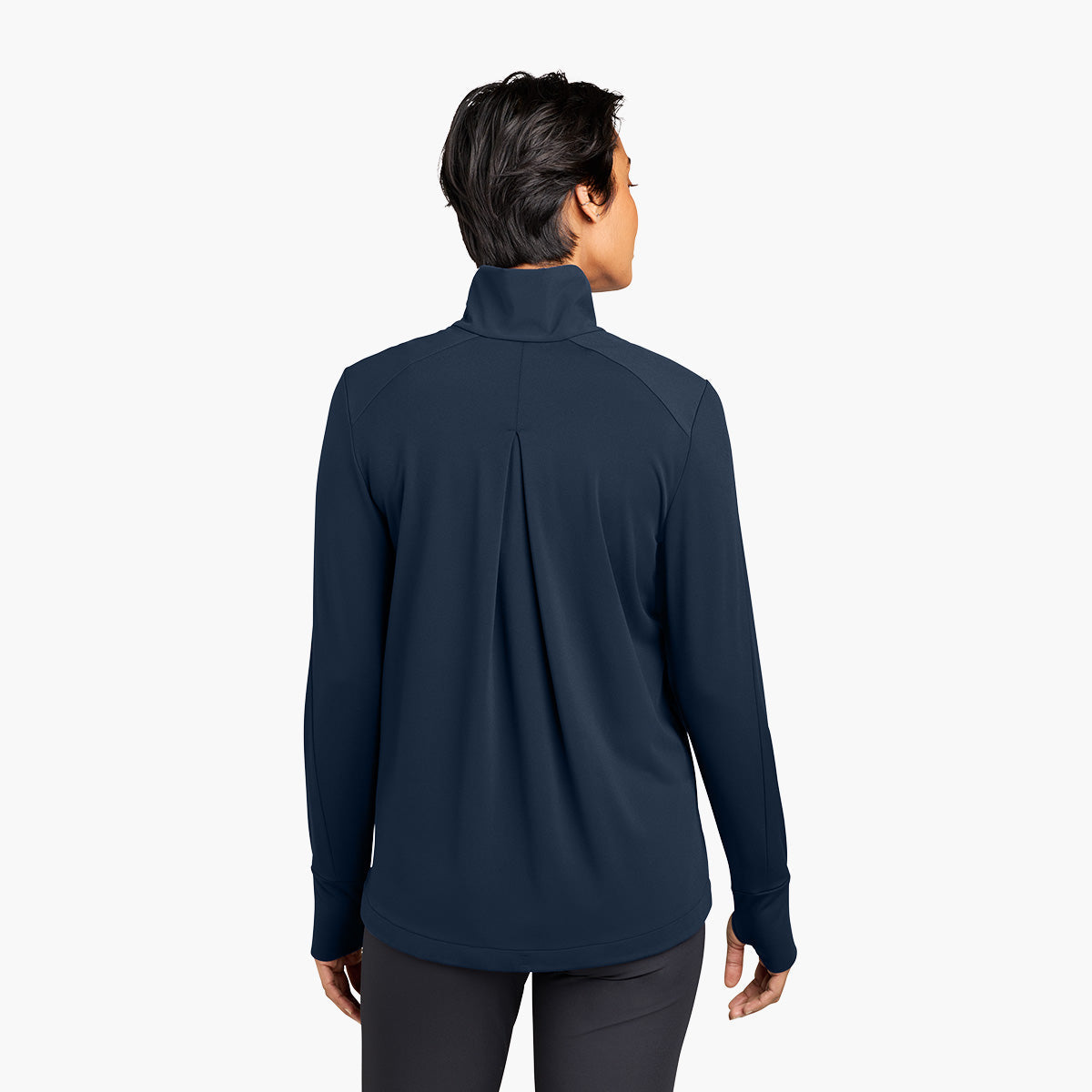Women's Kivu Hybrid Jacket - Indigo Navy - Model Back