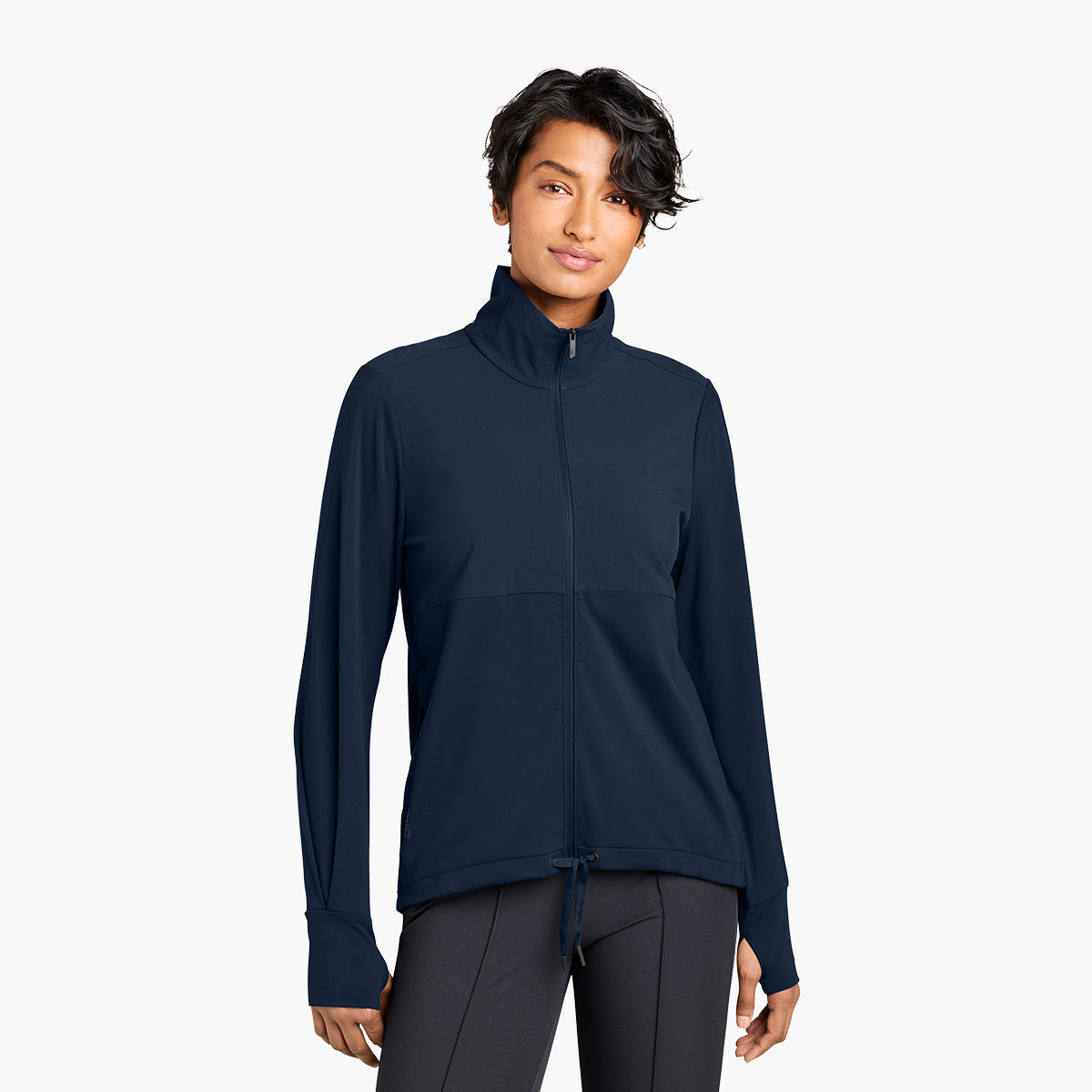 Women's Kivu Hybrid Jacket - Indigo Navy - Model Front