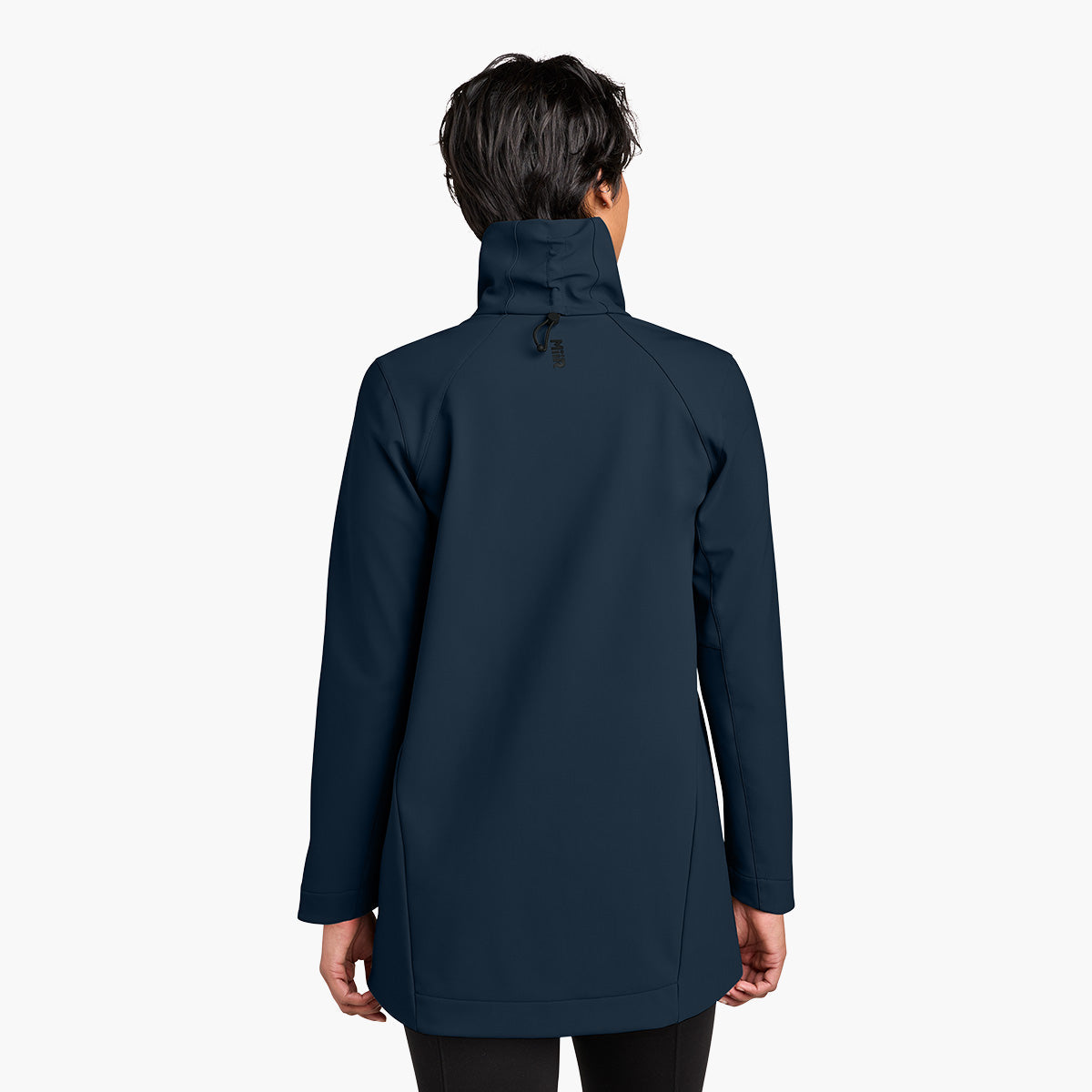 Women's Nozawa Soft Shell Jacket - Indigo Navy - Model Back